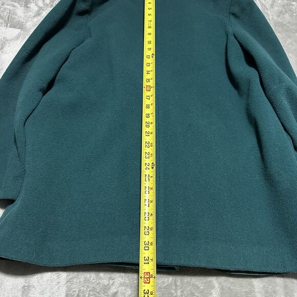 Vintage Wellington PeaCoat Womens 14R Emerald Green ILGWU Thinsulate Wool USA - Picture 11 of 11